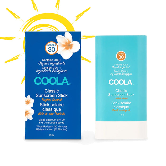 COOLA Classic Sunscreen Face & Body Stick SPF 30 - Tropical Coconut