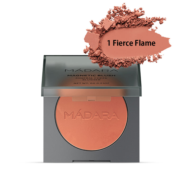 Madara MAGNETIC BLUSH Mineral Cheek Blusher 1 Fierce Flame 6g