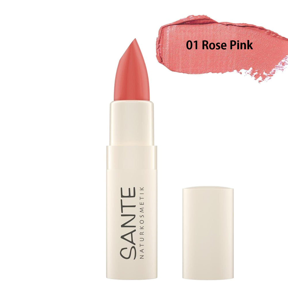 Lipstick 01 Pink Sante Rose — UOrganic Moisture 4.5g